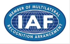 IAF Multilateral Recognition Certificate