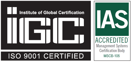 IAS Accredited Certification Certificate